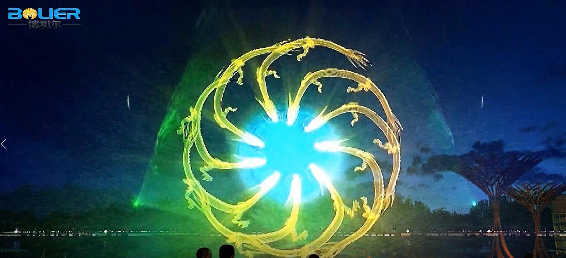 4D激光水幕电影